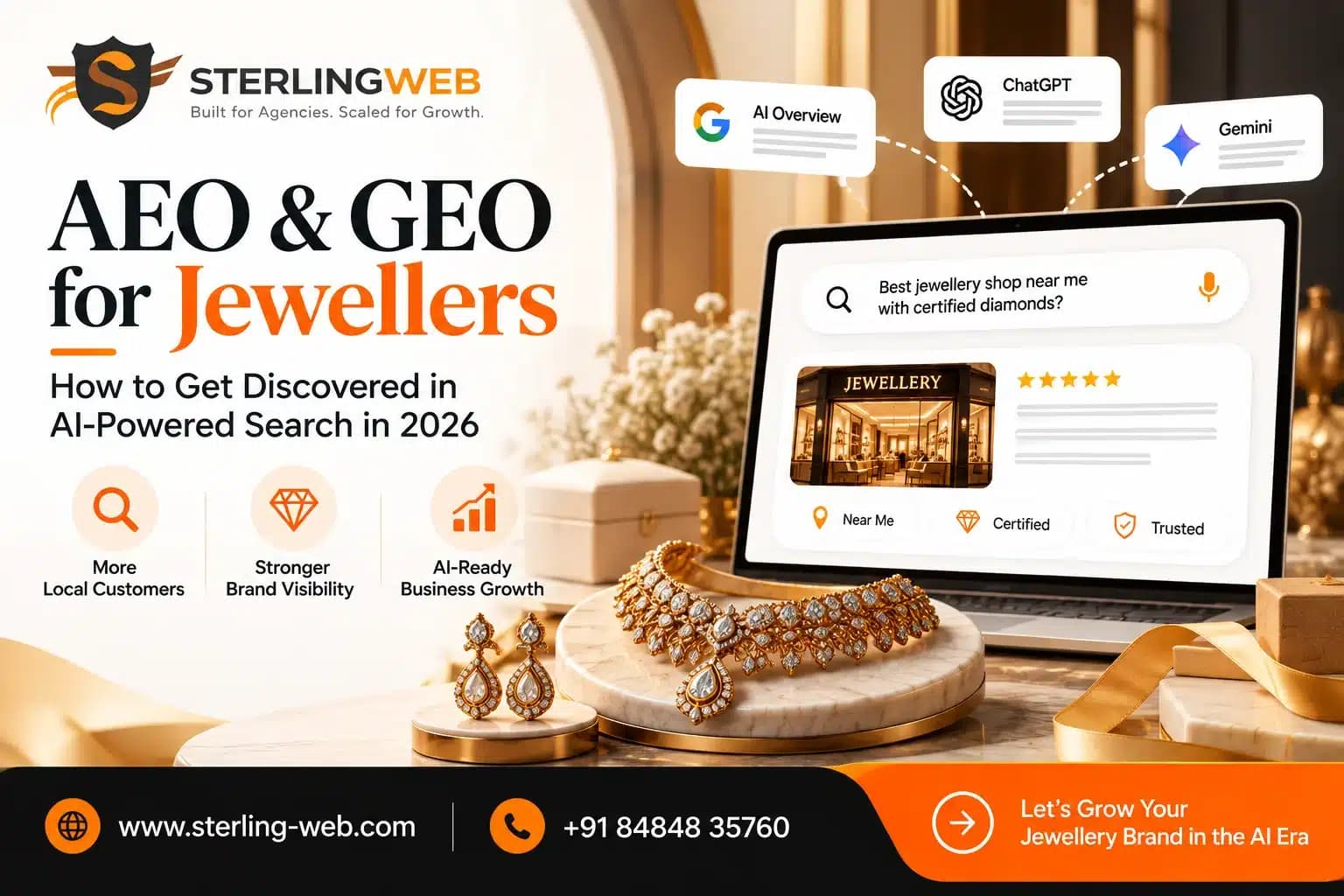 AEO & GEO for Jewellers: How to Get Discovered in AI-Powered Search in 2026