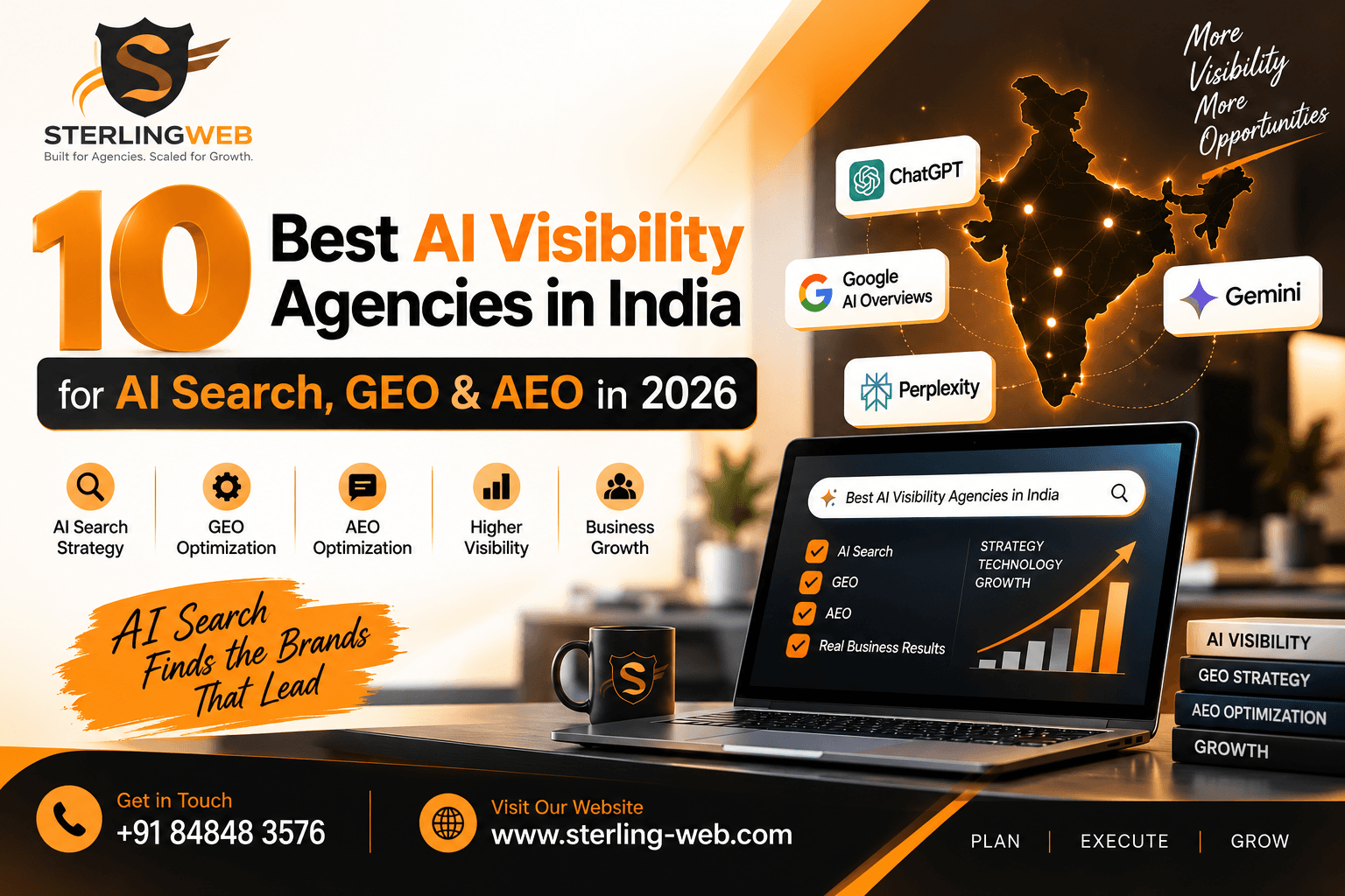 10 Best AI Visibility Agencies in India for AI Search, GEO & AEO in 2026